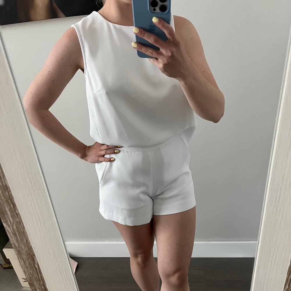 Club Monaco white romper